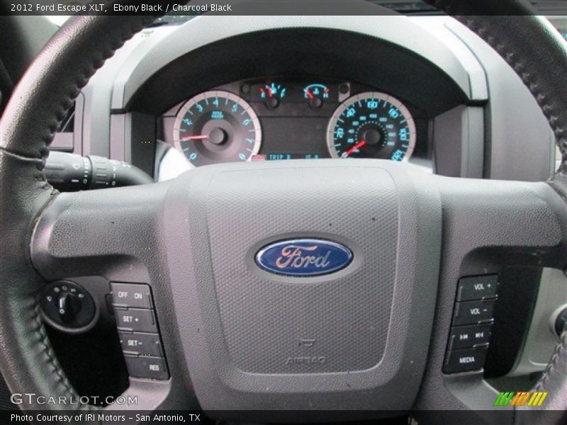Ebony Black / Charcoal Black 2012 Ford Escape XLT