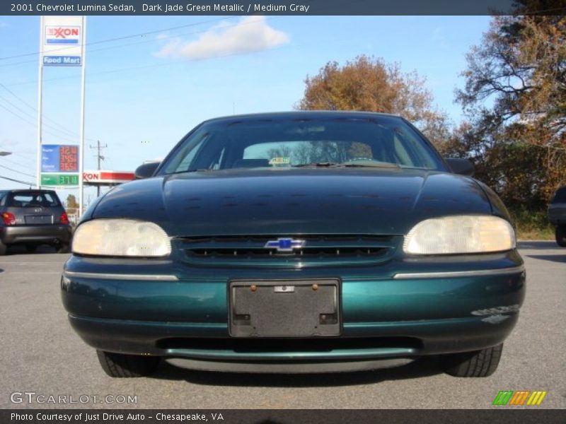 Dark Jade Green Metallic / Medium Gray 2001 Chevrolet Lumina Sedan