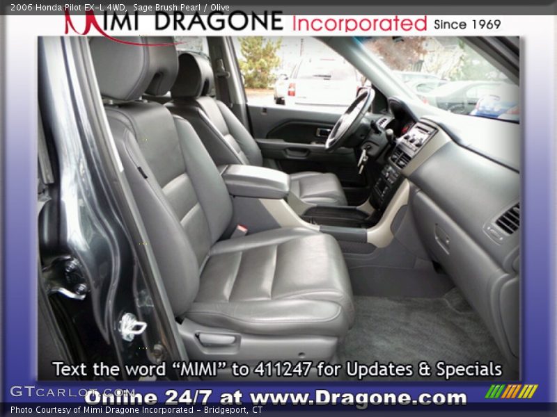 Sage Brush Pearl / Olive 2006 Honda Pilot EX-L 4WD