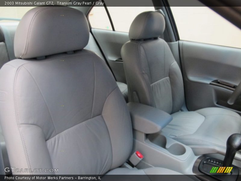 Titanium Gray Pearl / Gray 2003 Mitsubishi Galant GTZ