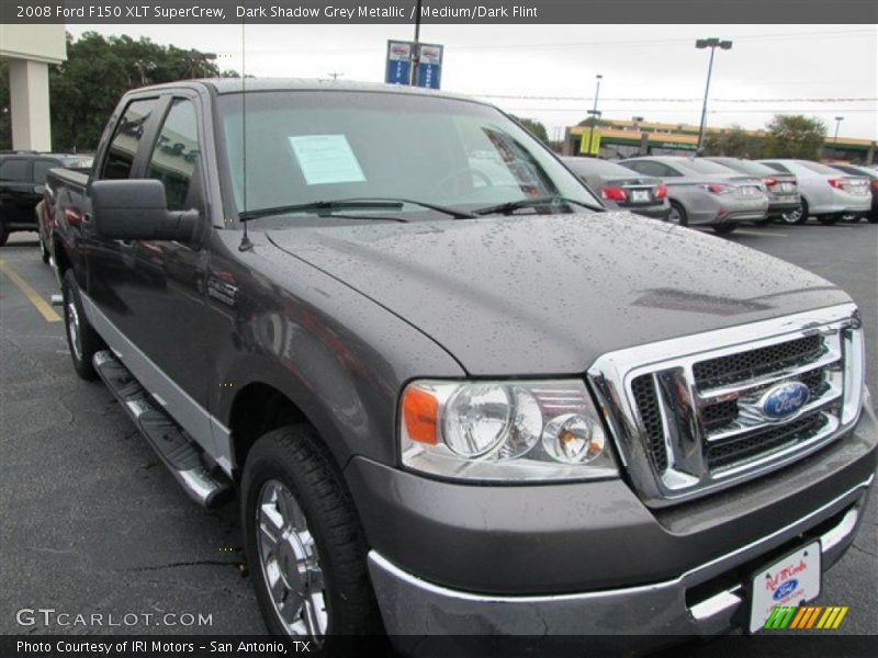 Dark Shadow Grey Metallic / Medium/Dark Flint 2008 Ford F150 XLT SuperCrew