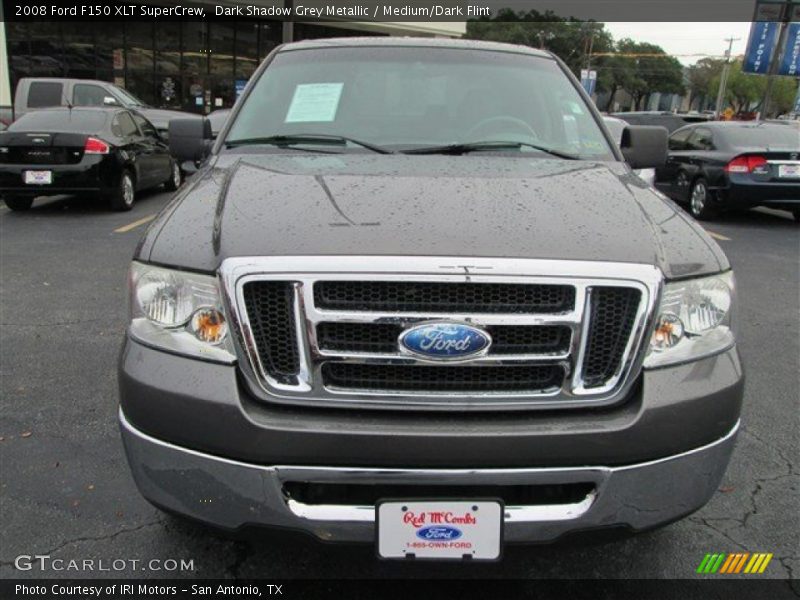 Dark Shadow Grey Metallic / Medium/Dark Flint 2008 Ford F150 XLT SuperCrew