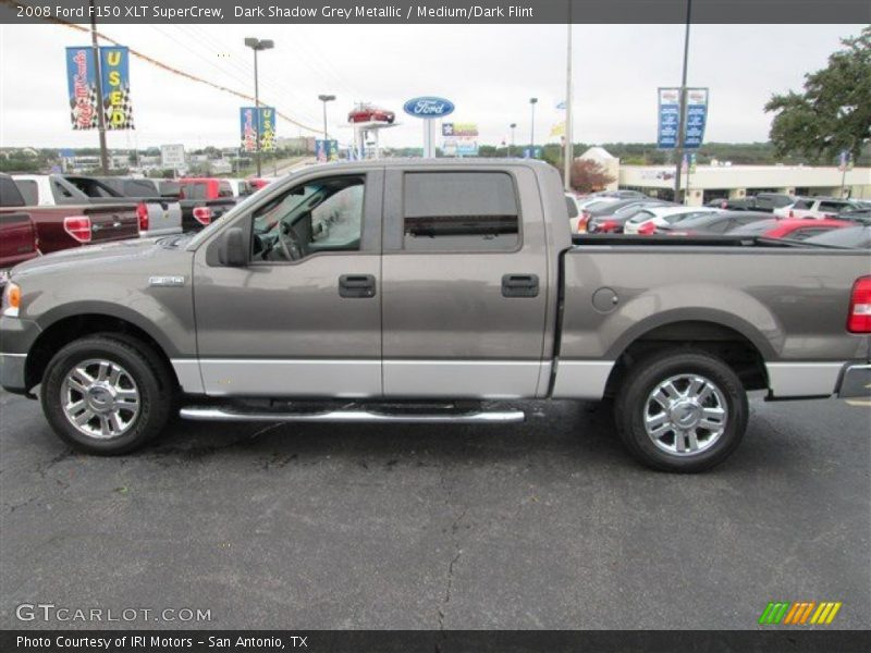 Dark Shadow Grey Metallic / Medium/Dark Flint 2008 Ford F150 XLT SuperCrew