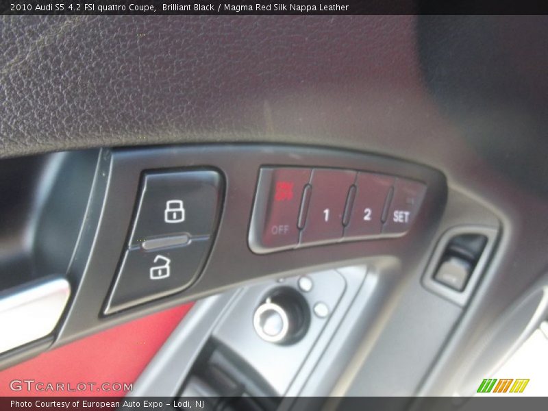 Brilliant Black / Magma Red Silk Nappa Leather 2010 Audi S5 4.2 FSI quattro Coupe