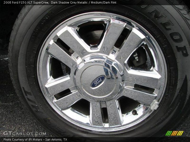 Dark Shadow Grey Metallic / Medium/Dark Flint 2008 Ford F150 XLT SuperCrew