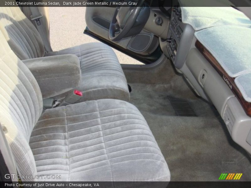 Dark Jade Green Metallic / Medium Gray 2001 Chevrolet Lumina Sedan
