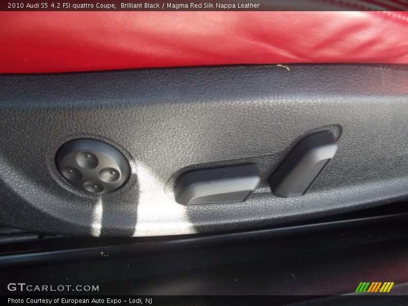 Brilliant Black / Magma Red Silk Nappa Leather 2010 Audi S5 4.2 FSI quattro Coupe