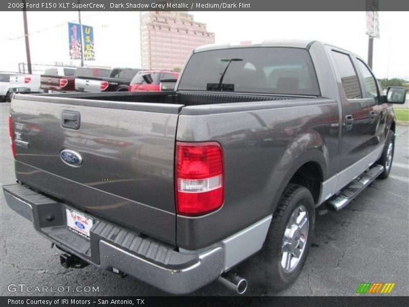 Dark Shadow Grey Metallic / Medium/Dark Flint 2008 Ford F150 XLT SuperCrew