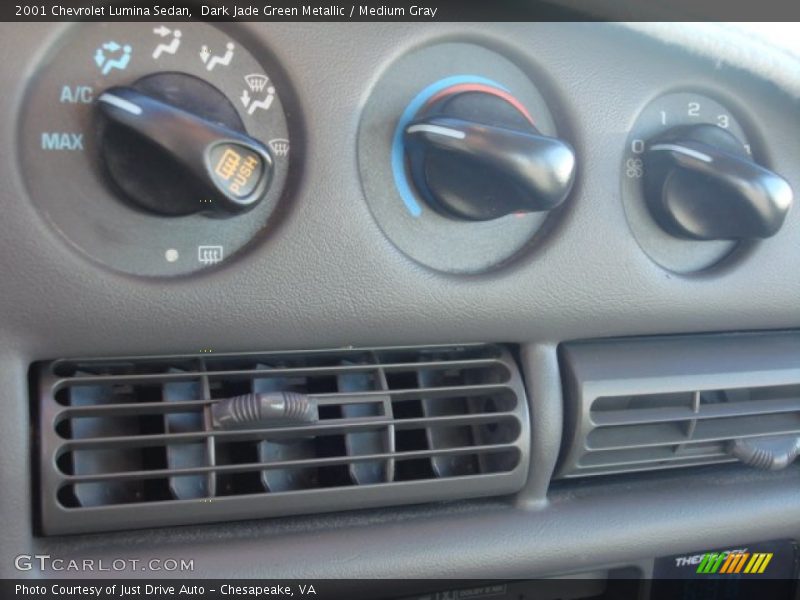 Dark Jade Green Metallic / Medium Gray 2001 Chevrolet Lumina Sedan