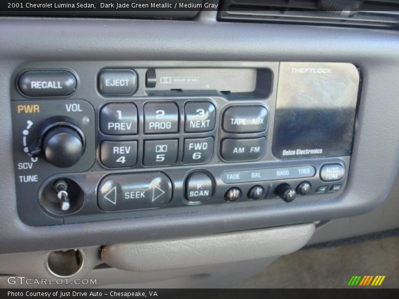 Dark Jade Green Metallic / Medium Gray 2001 Chevrolet Lumina Sedan