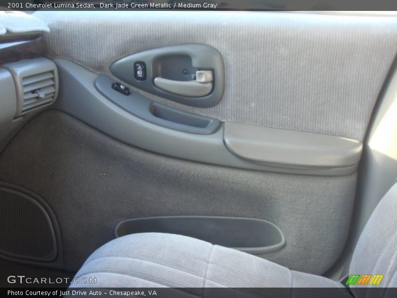 Dark Jade Green Metallic / Medium Gray 2001 Chevrolet Lumina Sedan