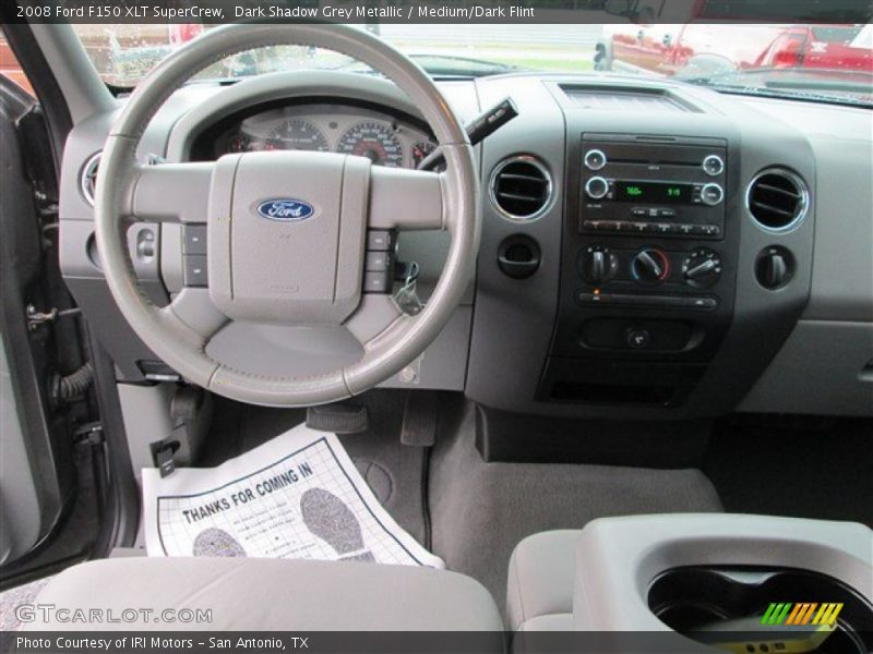 Dark Shadow Grey Metallic / Medium/Dark Flint 2008 Ford F150 XLT SuperCrew