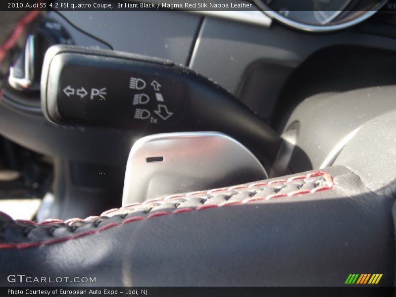 Brilliant Black / Magma Red Silk Nappa Leather 2010 Audi S5 4.2 FSI quattro Coupe
