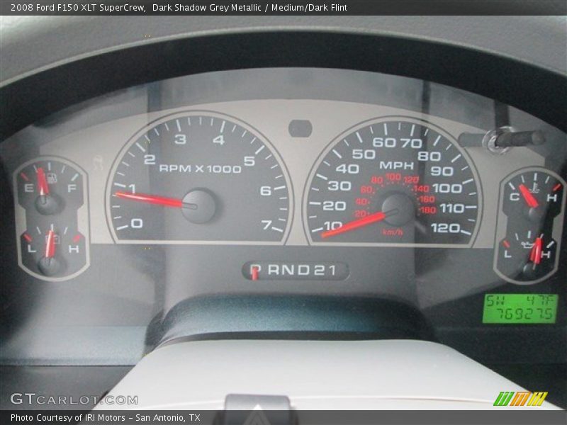 Dark Shadow Grey Metallic / Medium/Dark Flint 2008 Ford F150 XLT SuperCrew