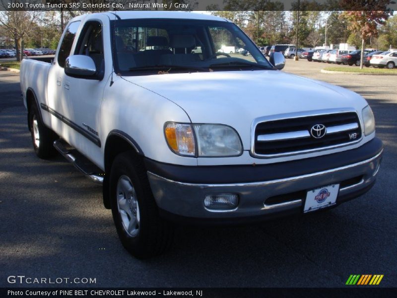 Natural White / Gray 2000 Toyota Tundra SR5 Extended Cab