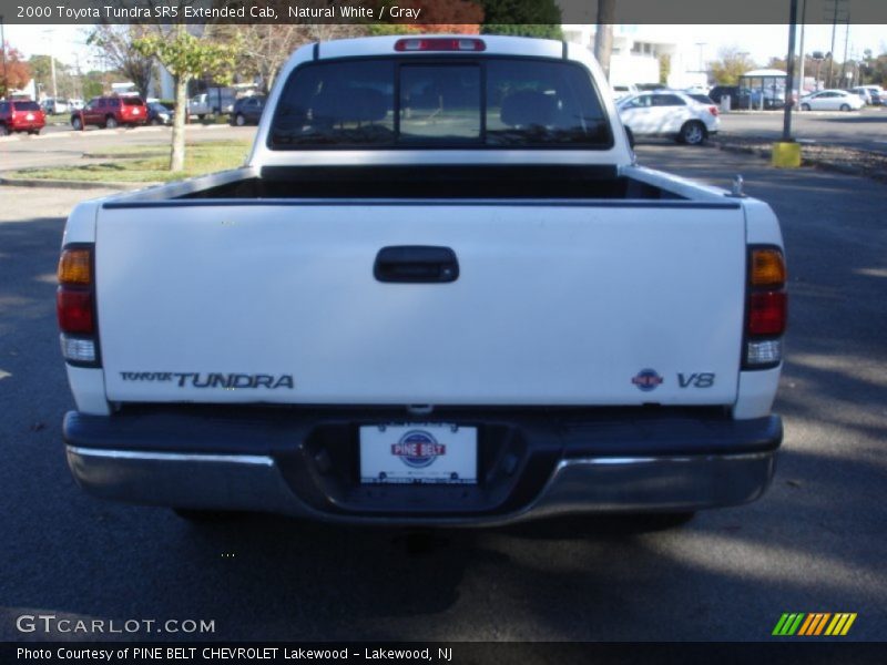 Natural White / Gray 2000 Toyota Tundra SR5 Extended Cab