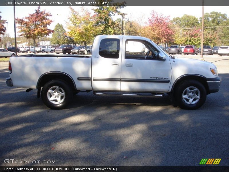 Natural White / Gray 2000 Toyota Tundra SR5 Extended Cab