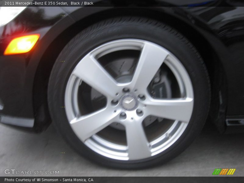 Black / Black 2011 Mercedes-Benz E 350 Sedan