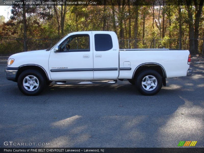 Natural White / Gray 2000 Toyota Tundra SR5 Extended Cab