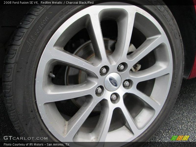 Redfire Metallic / Charcoal Black/Red 2008 Ford Fusion SE V6