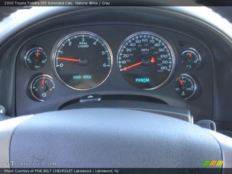Natural White / Gray 2000 Toyota Tundra SR5 Extended Cab