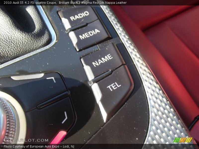 Brilliant Black / Magma Red Silk Nappa Leather 2010 Audi S5 4.2 FSI quattro Coupe