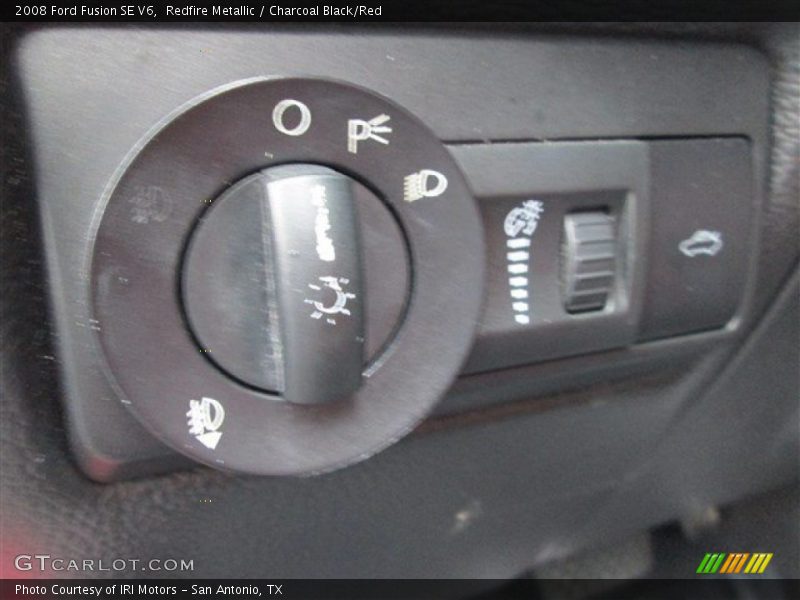 Redfire Metallic / Charcoal Black/Red 2008 Ford Fusion SE V6