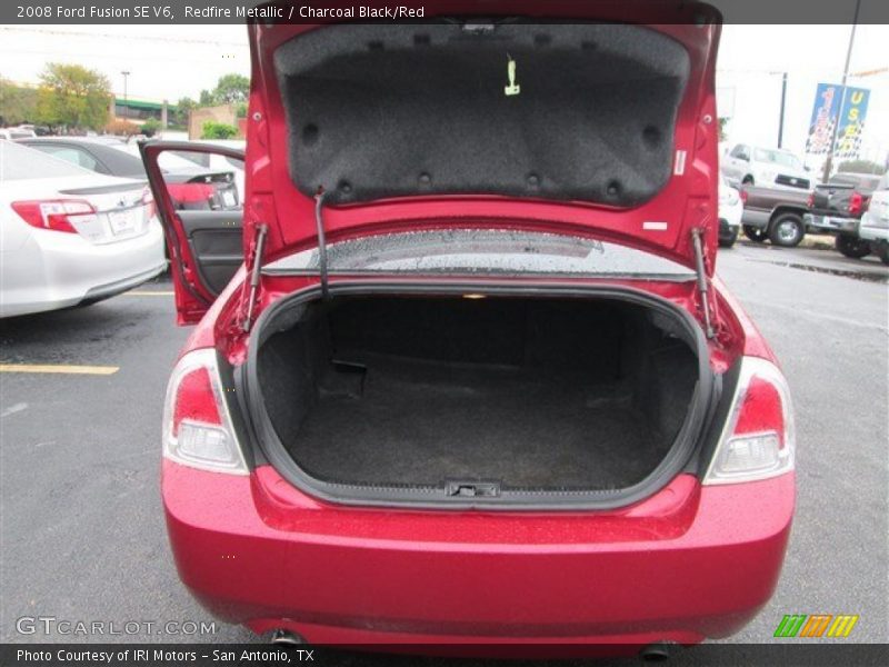 Redfire Metallic / Charcoal Black/Red 2008 Ford Fusion SE V6