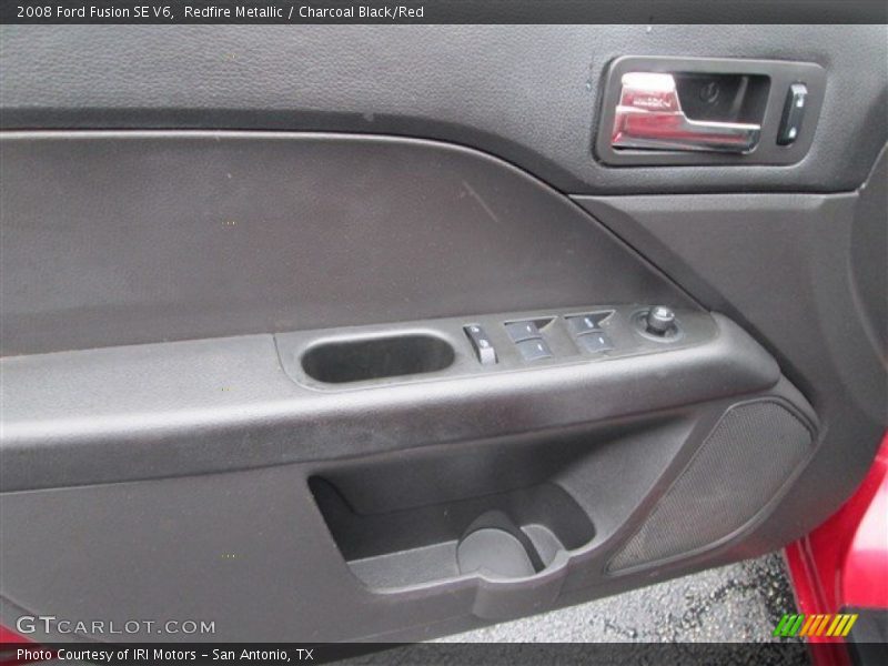 Redfire Metallic / Charcoal Black/Red 2008 Ford Fusion SE V6