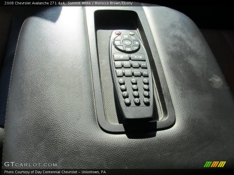 Summit White / Morocco Brown/Ebony 2008 Chevrolet Avalanche Z71 4x4