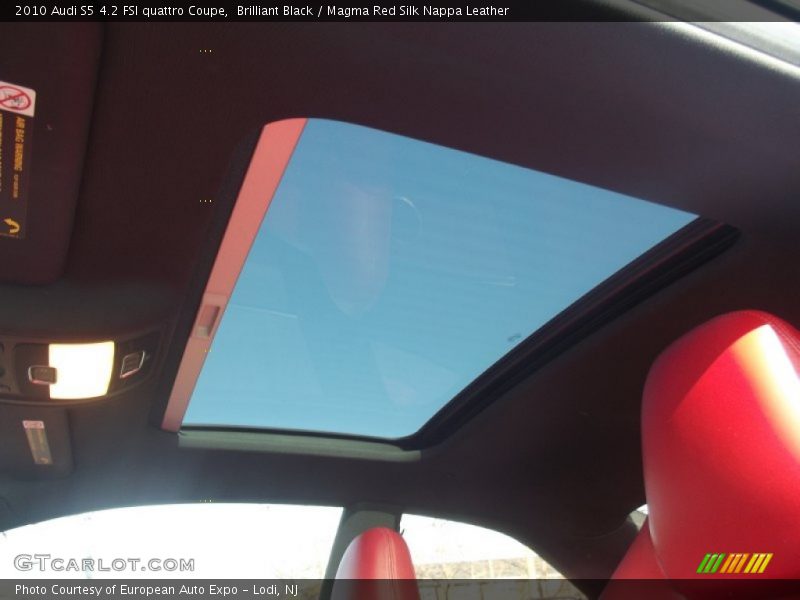Brilliant Black / Magma Red Silk Nappa Leather 2010 Audi S5 4.2 FSI quattro Coupe