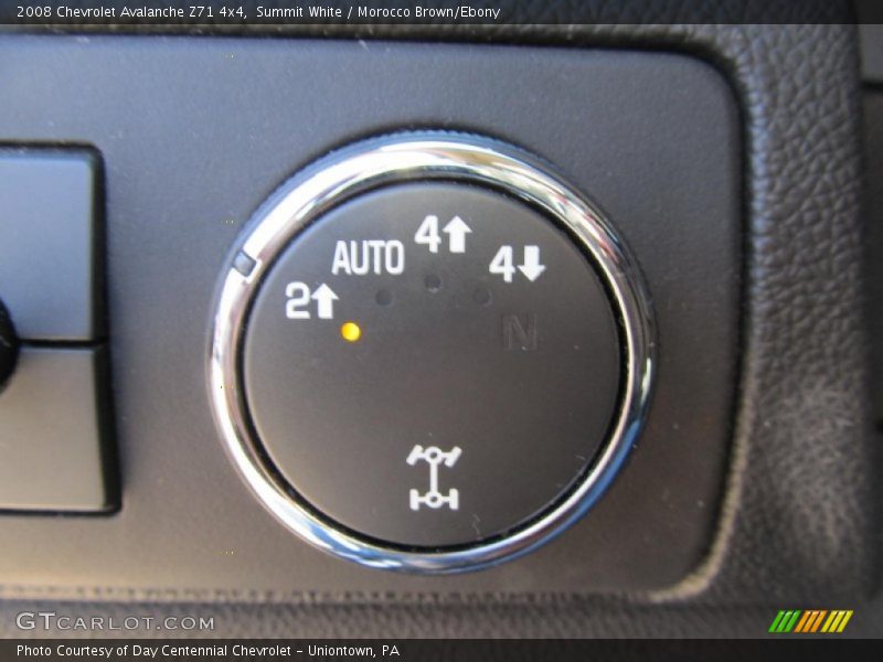 Summit White / Morocco Brown/Ebony 2008 Chevrolet Avalanche Z71 4x4