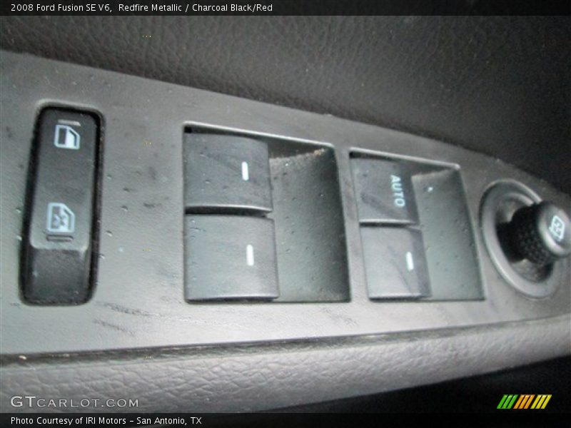 Redfire Metallic / Charcoal Black/Red 2008 Ford Fusion SE V6