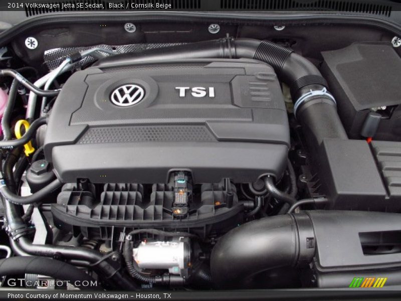 Black / Cornsilk Beige 2014 Volkswagen Jetta SE Sedan