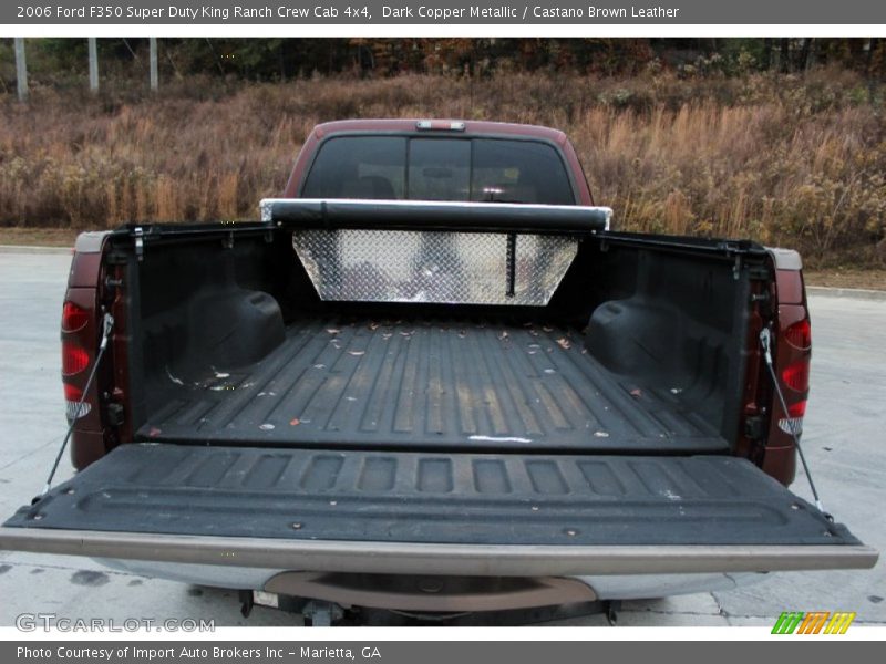 Dark Copper Metallic / Castano Brown Leather 2006 Ford F350 Super Duty King Ranch Crew Cab 4x4