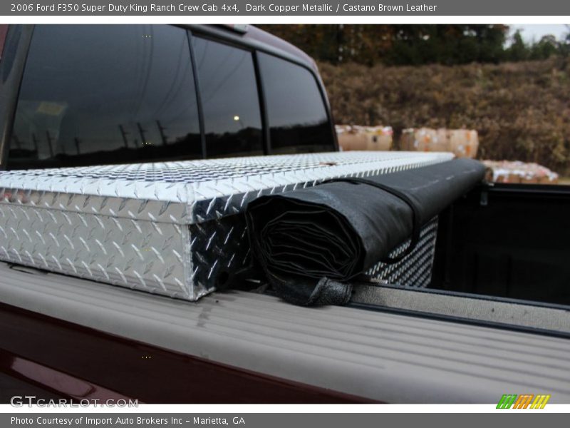 Dark Copper Metallic / Castano Brown Leather 2006 Ford F350 Super Duty King Ranch Crew Cab 4x4