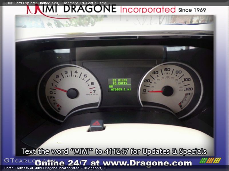 Cashmere Tri-Coat / Camel 2006 Ford Explorer Limited 4x4