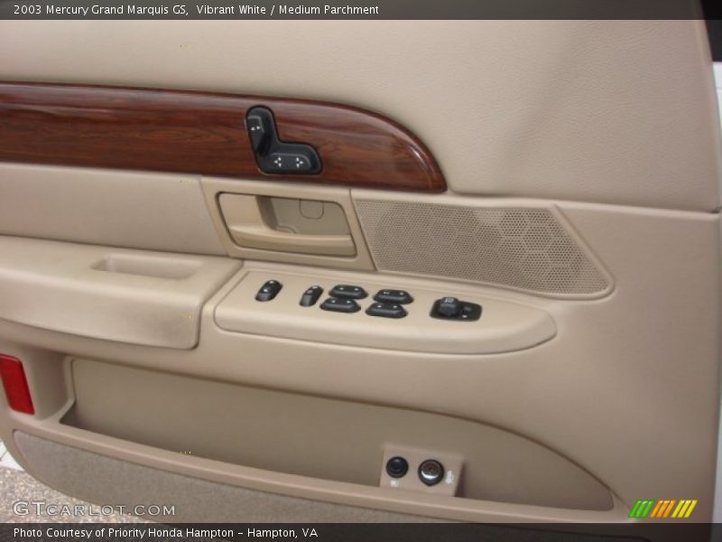 Vibrant White / Medium Parchment 2003 Mercury Grand Marquis GS