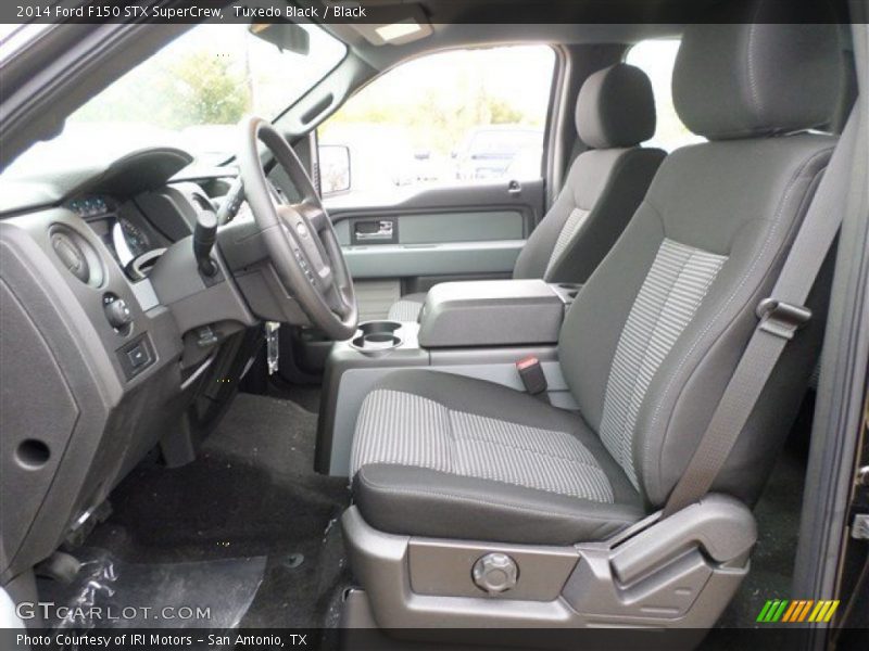  2014 F150 STX SuperCrew Black Interior