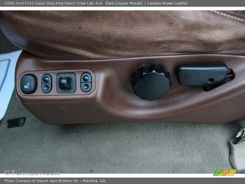 Dark Copper Metallic / Castano Brown Leather 2006 Ford F350 Super Duty King Ranch Crew Cab 4x4
