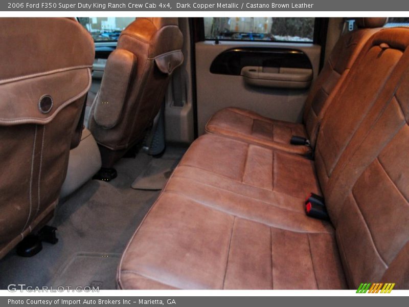 Rear Seat of 2006 F350 Super Duty King Ranch Crew Cab 4x4