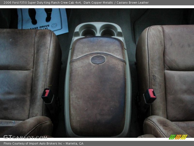 Dark Copper Metallic / Castano Brown Leather 2006 Ford F350 Super Duty King Ranch Crew Cab 4x4