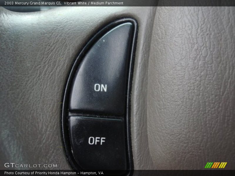 Vibrant White / Medium Parchment 2003 Mercury Grand Marquis GS
