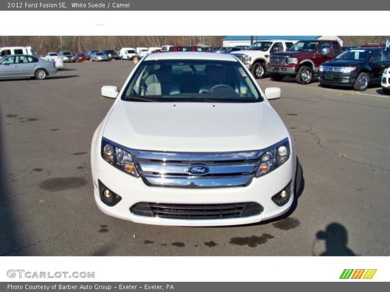 White Suede / Camel 2012 Ford Fusion SE