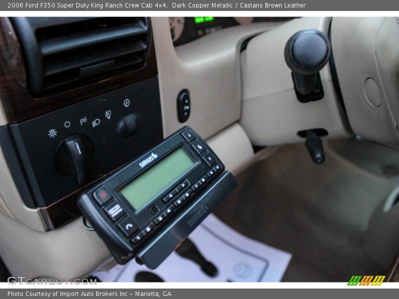 Dark Copper Metallic / Castano Brown Leather 2006 Ford F350 Super Duty King Ranch Crew Cab 4x4