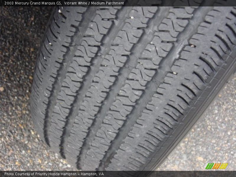 Vibrant White / Medium Parchment 2003 Mercury Grand Marquis GS