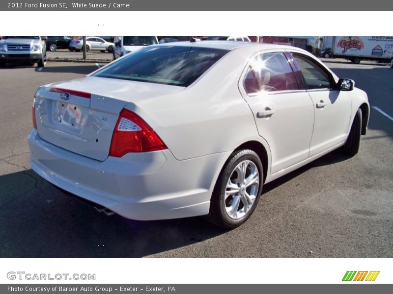 White Suede / Camel 2012 Ford Fusion SE