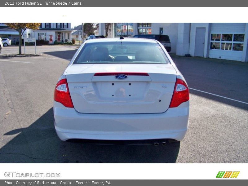 White Suede / Camel 2012 Ford Fusion SE