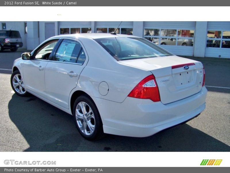 White Suede / Camel 2012 Ford Fusion SE