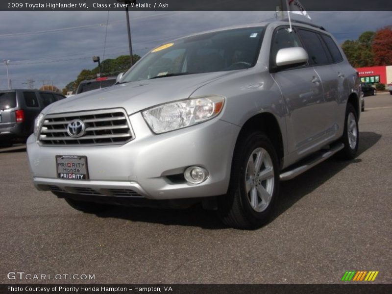 Classic Silver Metallic / Ash 2009 Toyota Highlander V6